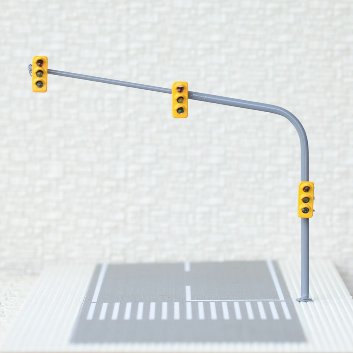 1 x HO / OO traffic light signal LED model train zebra pedestrian walkway #YB3C3